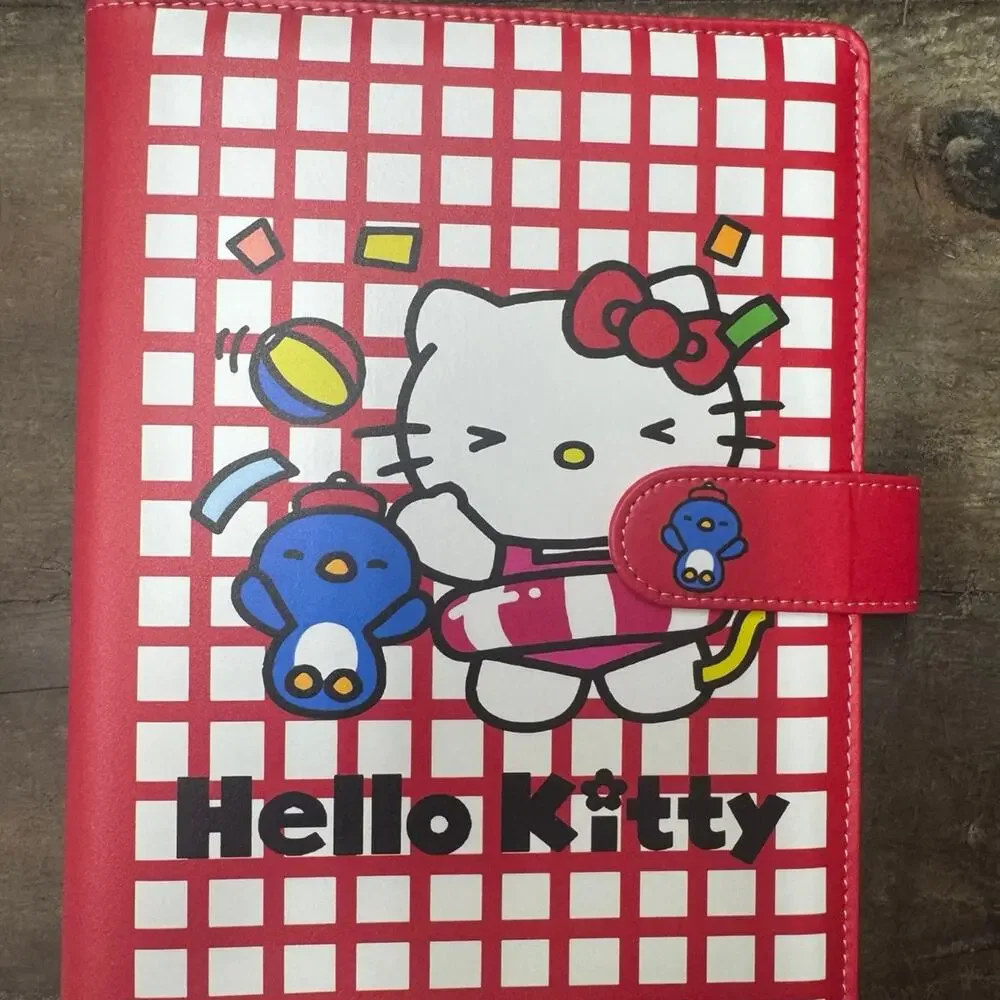 Hello Kitty A5 Binder with matching printed paper